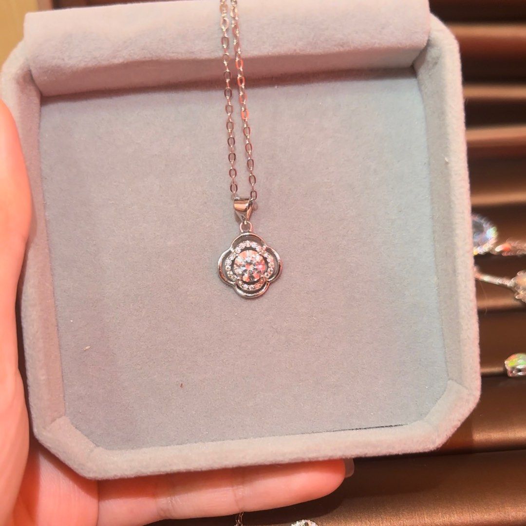Pure Crystal Pure S925 Necklaces Women s Fashion Jewelry