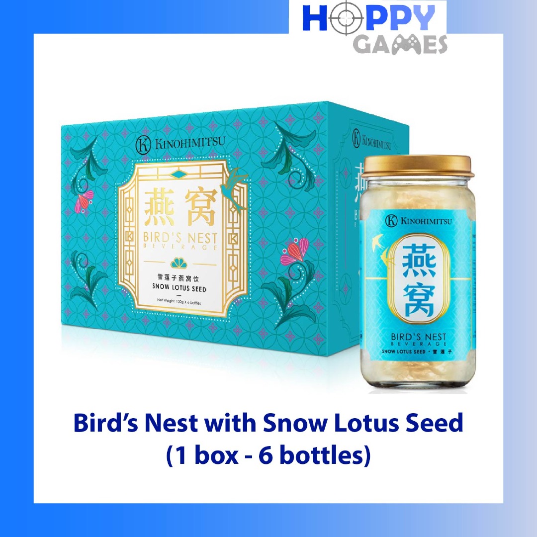 READY STOCK! Kinohimitsu Bird's Nest Snow Lotus Seed Bird Nest Birds