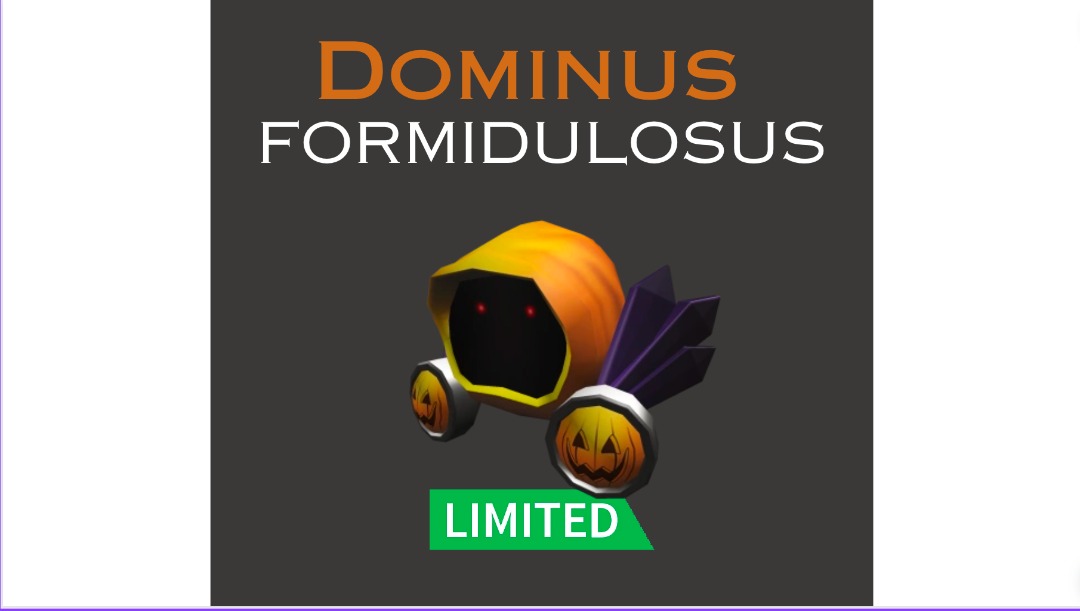 Roblox Limited - Dominus Formidulosus, Video Gaming, Gaming Accessories ...