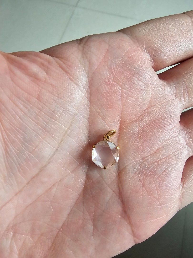 Real rose quartz ring on sale