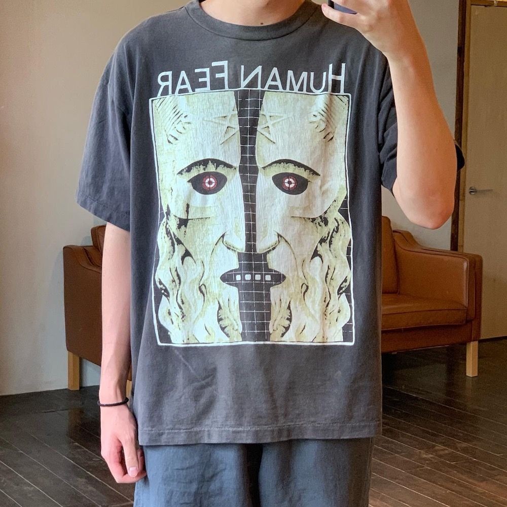 タグ付きsaint michael HUMAN FEAR Tシャツ セントマイケル