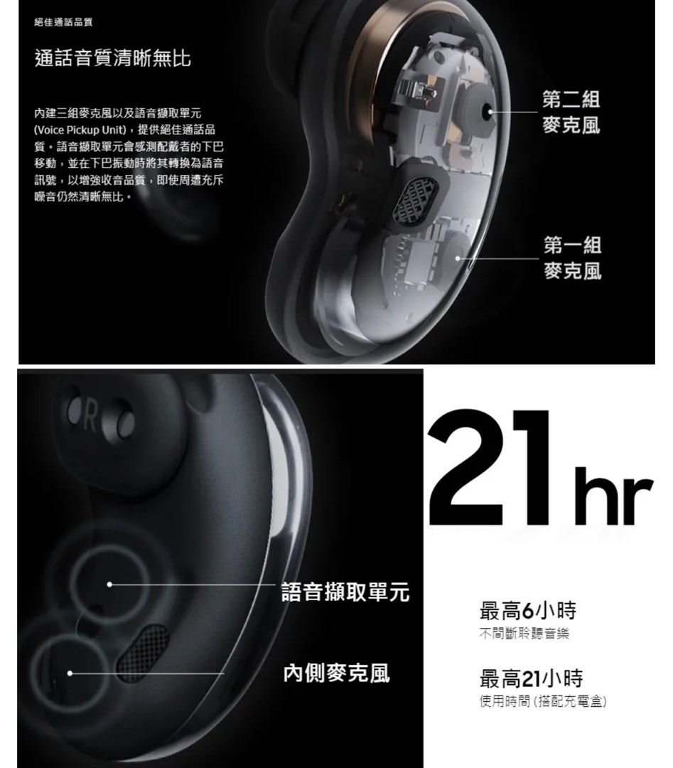 全新未拆*SAMSUNG Galaxy Buds Live真無線藍牙耳機原廠公司貨), 耳機及