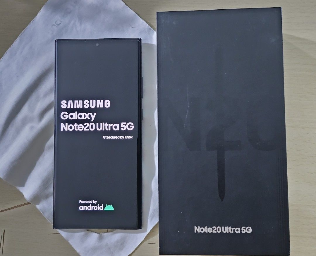 Samsung Galaxy Note 20 Ultra 5G BLACK 三星手機黑色行貨齊配件齊盒 