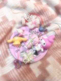 Sanrio Charms Keychains (My Sweet Piano, My Melody, Hello Kitty, Cappuccino) for the anik-anik gurlies