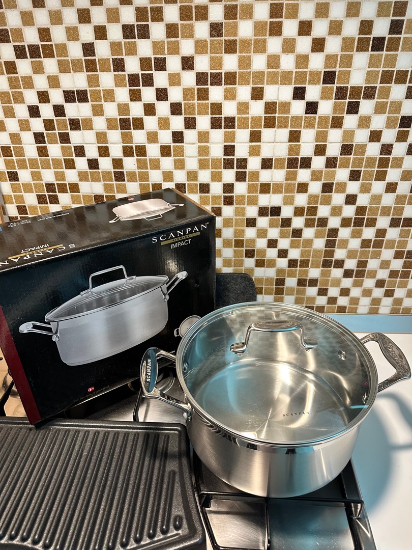Scanpan Impact Covered Dutch Oven 24cm/4.8L, Furniture & Home Living