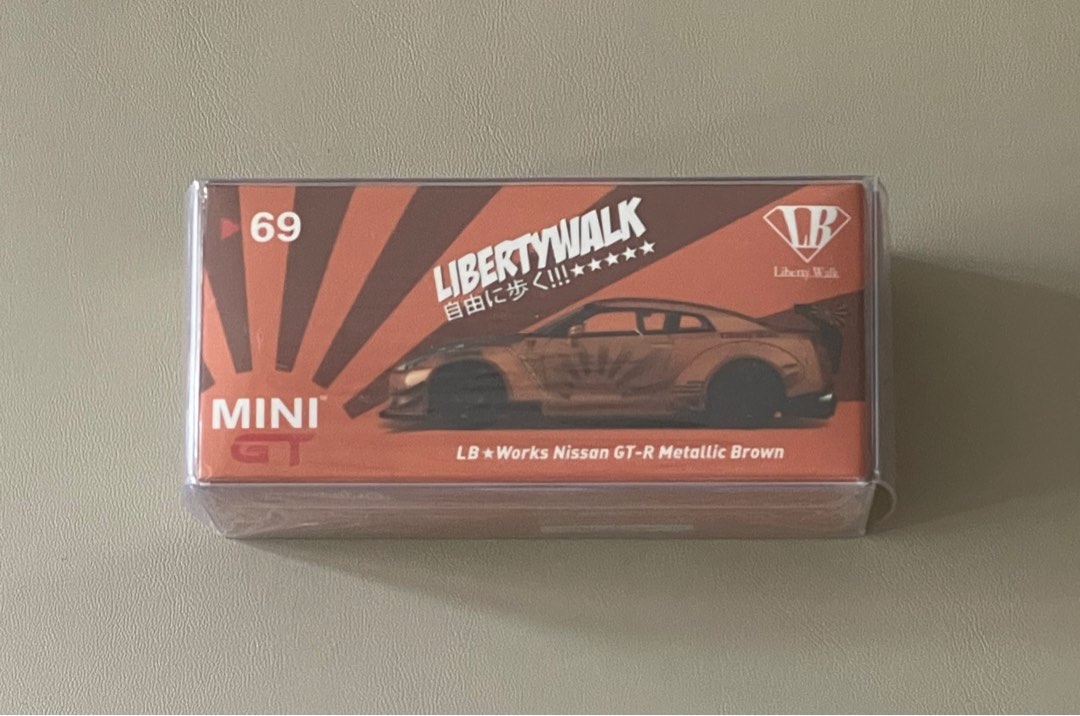 ミニカー MiNiGT LBworks GT-R llic brown ミニカー MiNiGT LBworks GT