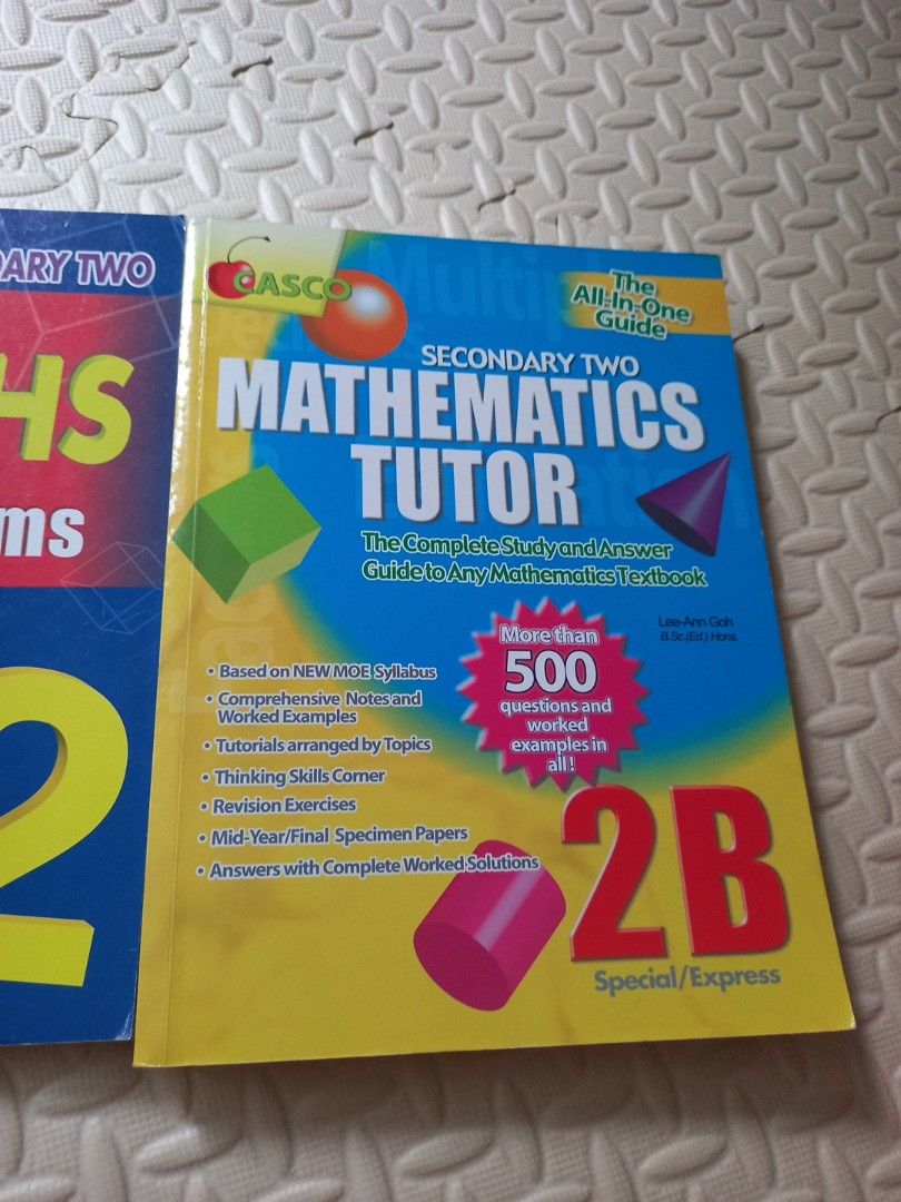 Secondary 2 Maths special\/ express, Hobbies & Toys, Books & Magazines, Assessment Books on Carousell