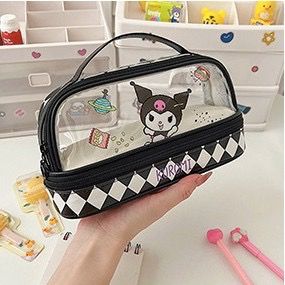 ProCase Pencil Bag Pen Case, Large Capacity Students Stationery Pouch  Pencil Holder Desk Organizer with Double Zipper, Portable Pencil Pouch for