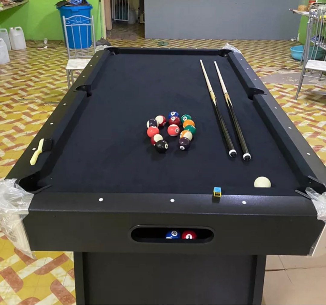 (SG STOCK) 7 feet automatic return ball pool table billard table, Furniture & Home Living