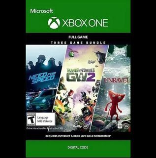 ［SGSeller] Microsoft Xbox EA Electronics Arts Family Bundle Need for Speed Plants Vs Zombies Gardens Warfare Unravel Digital Download Game Code for Xbox One Xbox Series S X