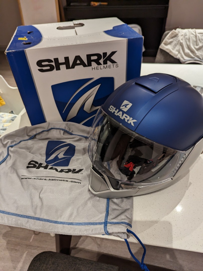 Shark Evojet Full Face Jet Modular Helmet Size L, Sports Equipment, Other  Sports Equipment and Supplies on Carousell