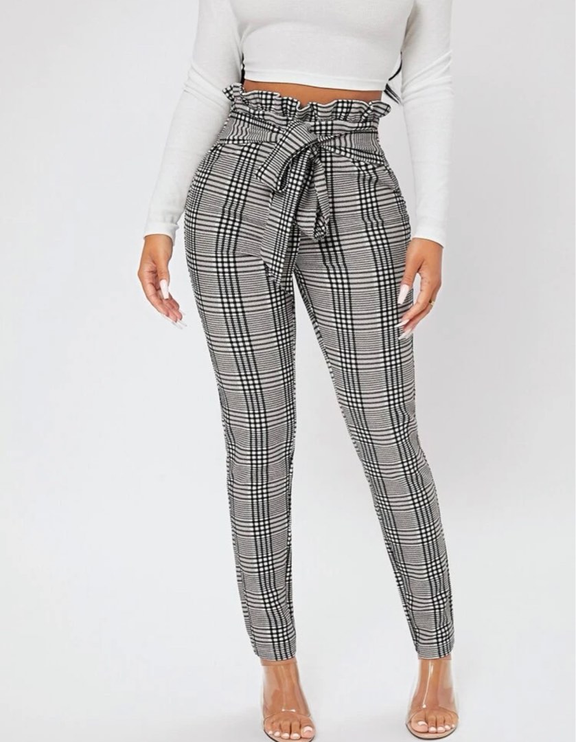 SHEIN Young Boys' Casual, Cute, Street Style, Loose Fit, All-match, Plaid,  Warm, Slanted Pocket Trousers For Autumn And Winter | SHEIN USA