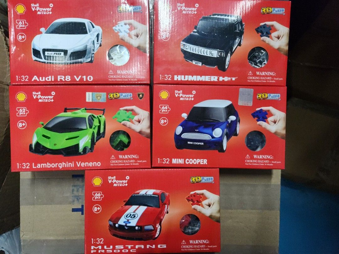 SHELL 3D car puzzle