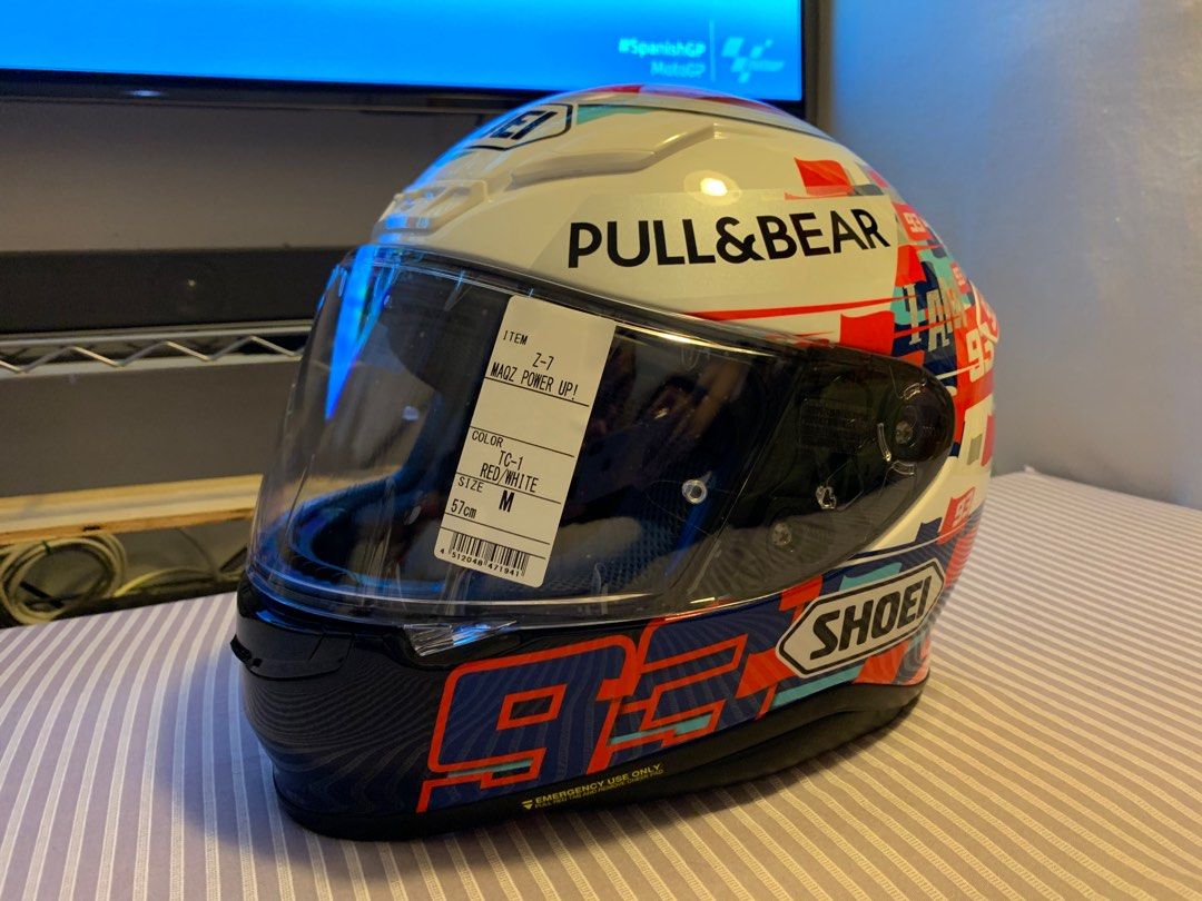 Shoei z7 power up clearance