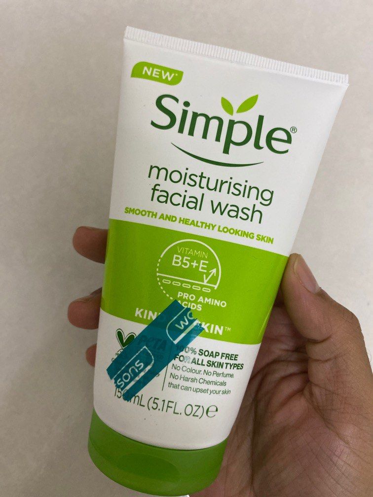 Simple Facial Wash, Beauty & Personal Care, Face, Face Care on Carousell
