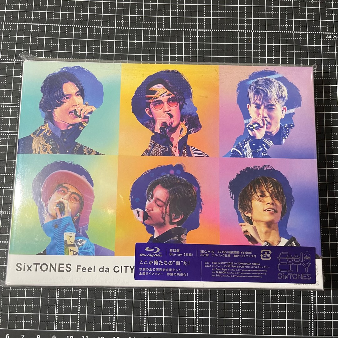 雑誌で紹介された SixTONES CITY Feel da da Feel CITY Blu-ray ミュージック