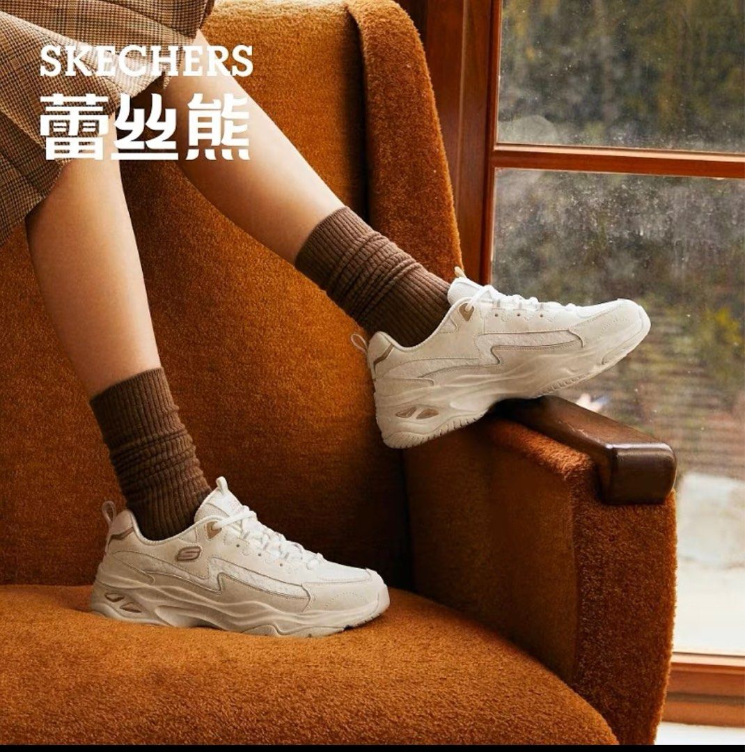 Skechers d'lites 3 womens orange discount