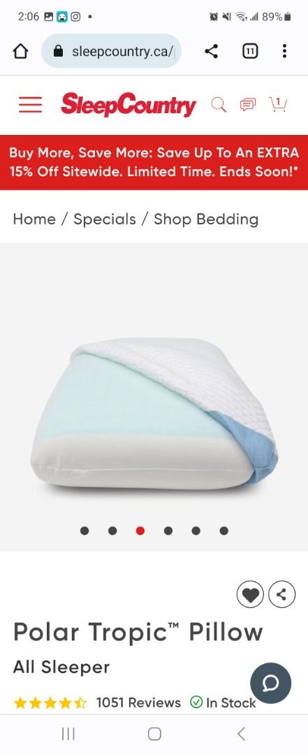 Polar pillow sleep country top