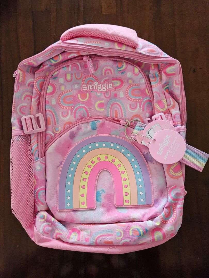 Smiggle rainbow backpack store