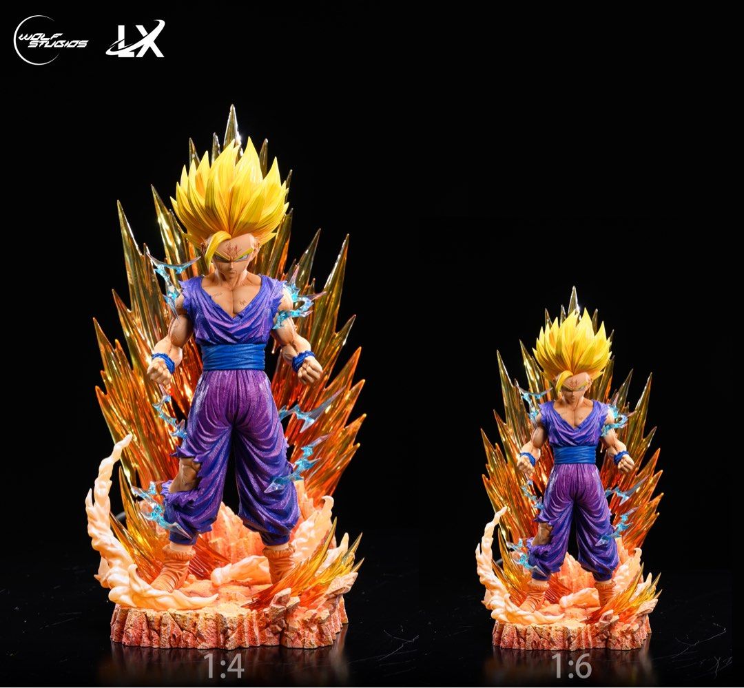 PRE-ORDER Hero Belief Studio - Dragon Ball Saiyan Collection Super Saiyan3  Goku & Gohan & Goten 1/6 Statue(GK)
