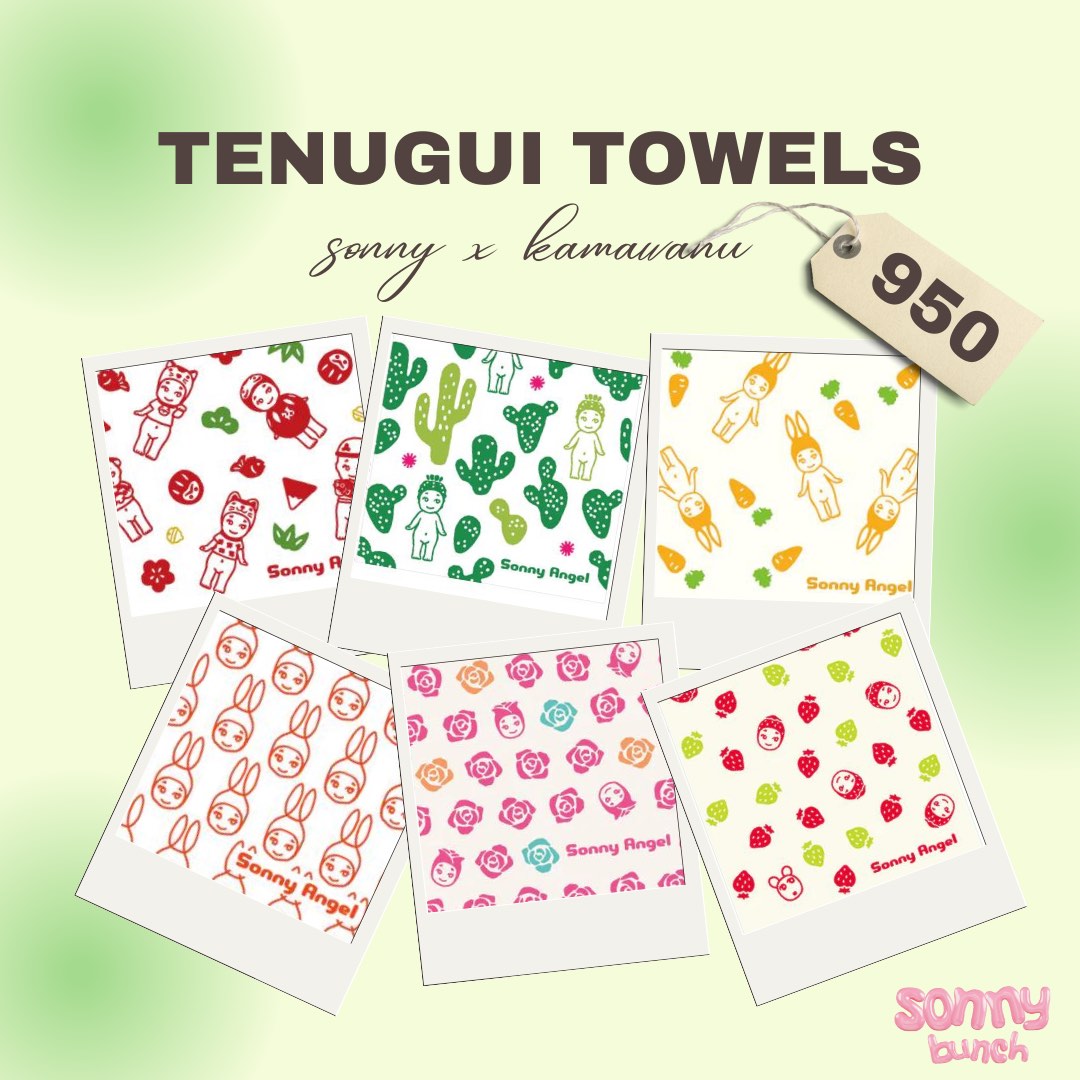New Release: Sonny Angel tenugui towel in collaboration with the tenugui  towel brand “Kamawanu” ｜ Sonny Angel - Official Site 
