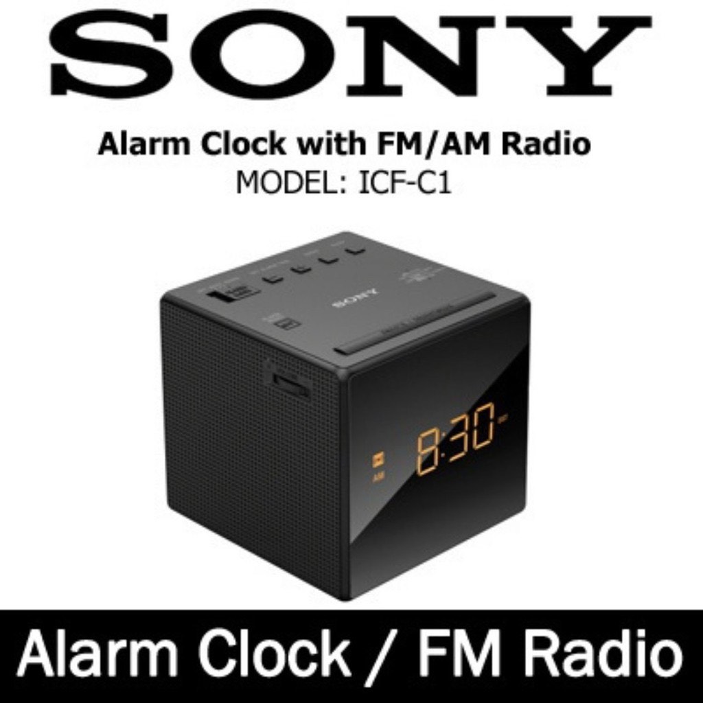 Sony ICFC1 Alarm Clock Radio with LCD display, Audio, Soundbars