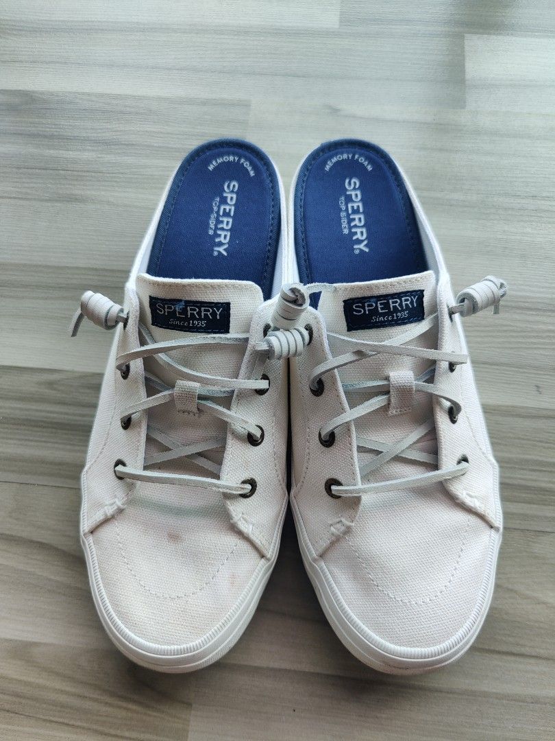 Sperry White Mule Sneakers