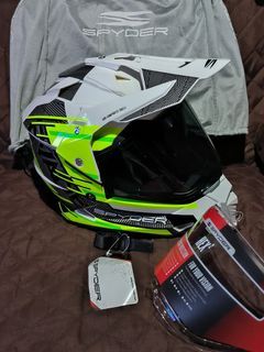 Spyder Dual Sport Helmet with Dual Visor Hex 2.0 GD Series 4