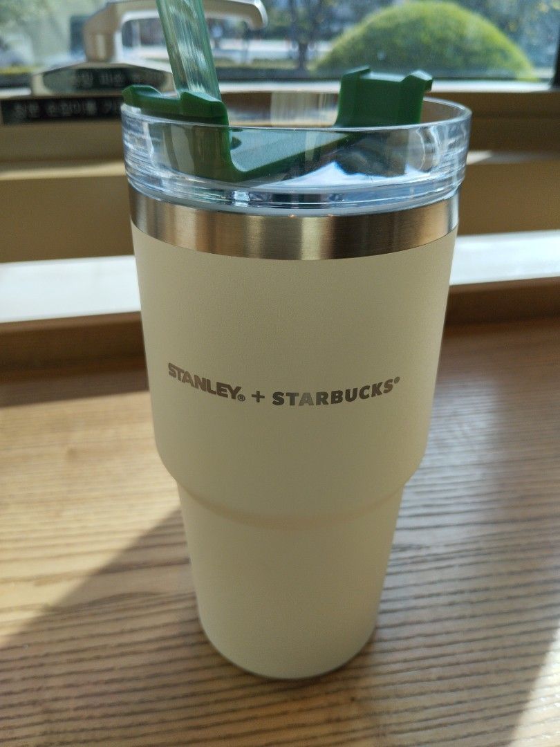 🆕 Starbucks X Stanley Limited Edition Olive Green Stainless Steel Cup,  Furniture & Home Living, Kitchenware & Tableware, Water Bottles & Tumblers  on Carousell