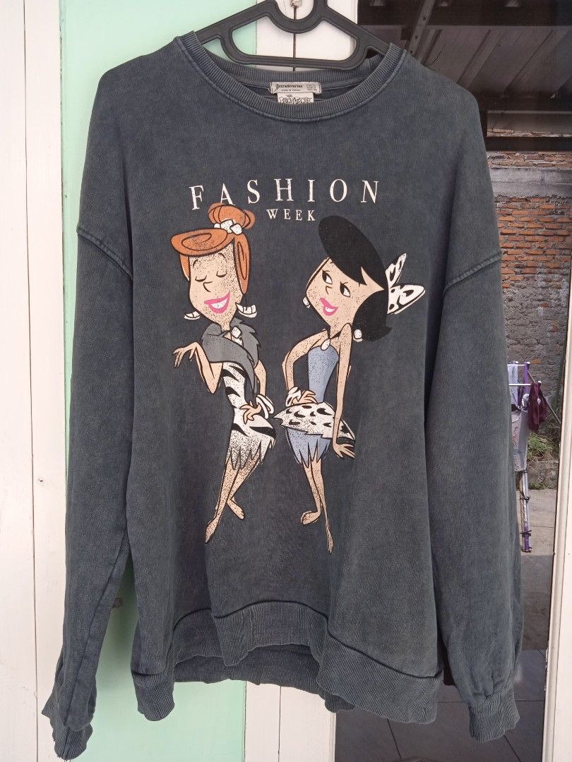 Stradivarius The Flintstones Edition Fesyen Wanita Pakaian