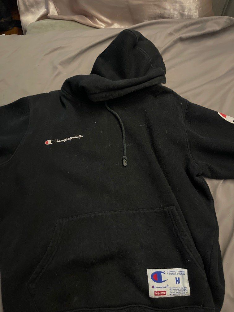 Supreme champion hoodie 2016 store