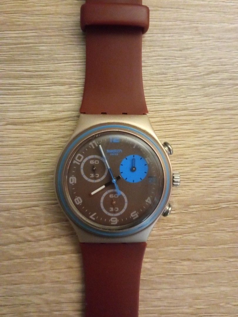 Swatch Irony Patented Water Resistant Four 4 Jewels Swatch IRONY Aluminium Patented 4 Jewels (Water-Resistant), Men's