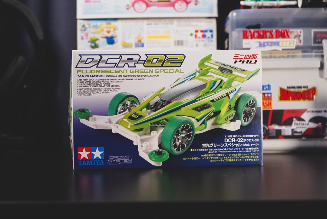 Tamiya DCR-02 Fluorescent Green Special, Hobbies & Toys, Toys & Games ...