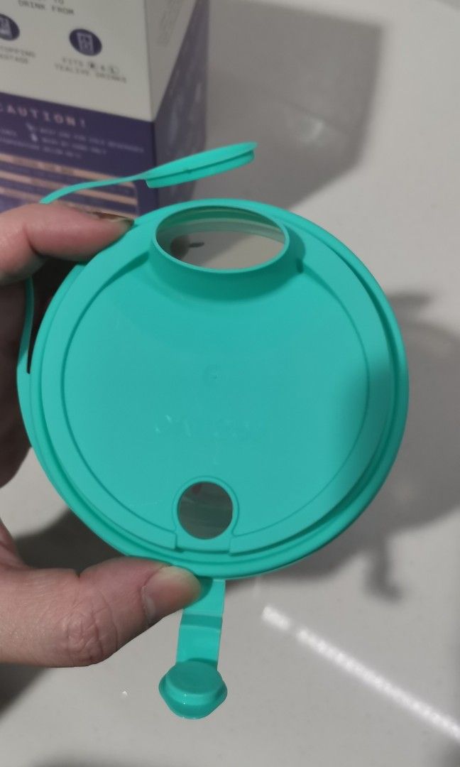 Tealive reusable cup strawless, Furniture & Home Living, Kitchenware