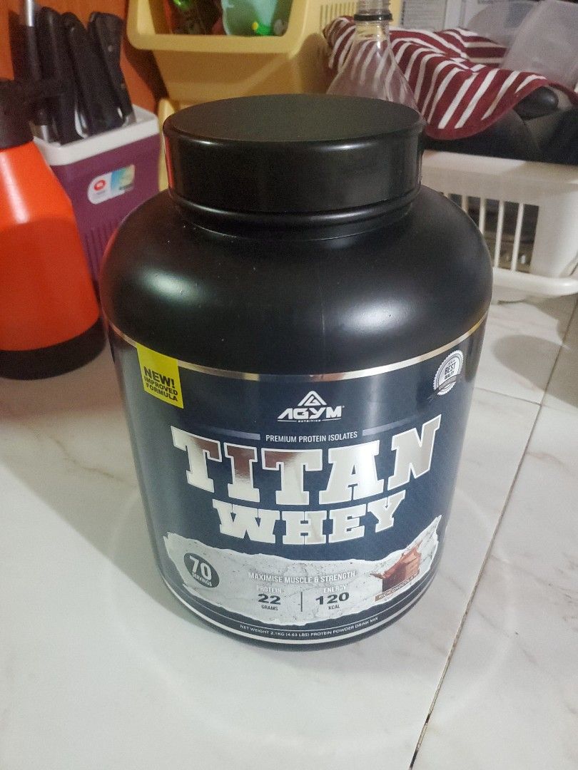 Titan Protein Powder, Health & Nutrition, Health Supplements, Sports ...
