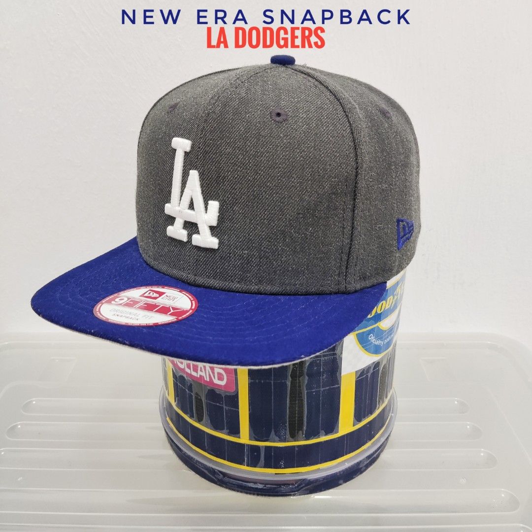 New Era - LA Dodgers Team Side Patch 9FIFTY Snapback Cap - Grey