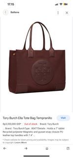 Tory burch ella tote bag