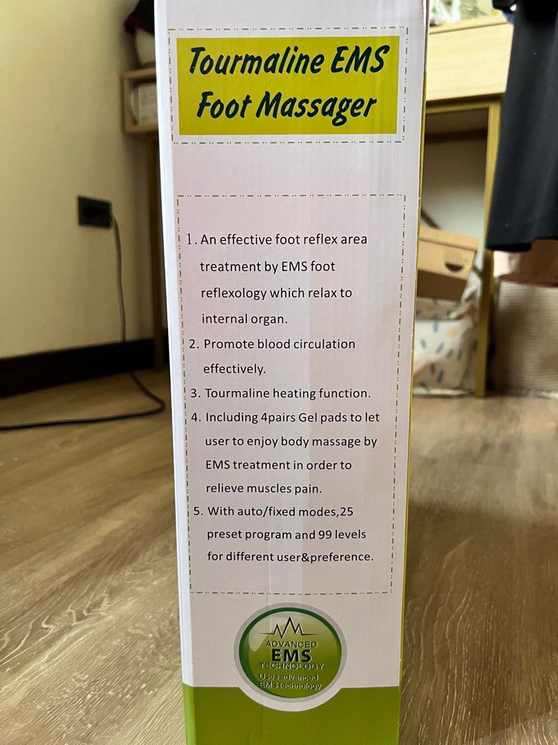 Tourmaline EMS Foot Massager on Carousell