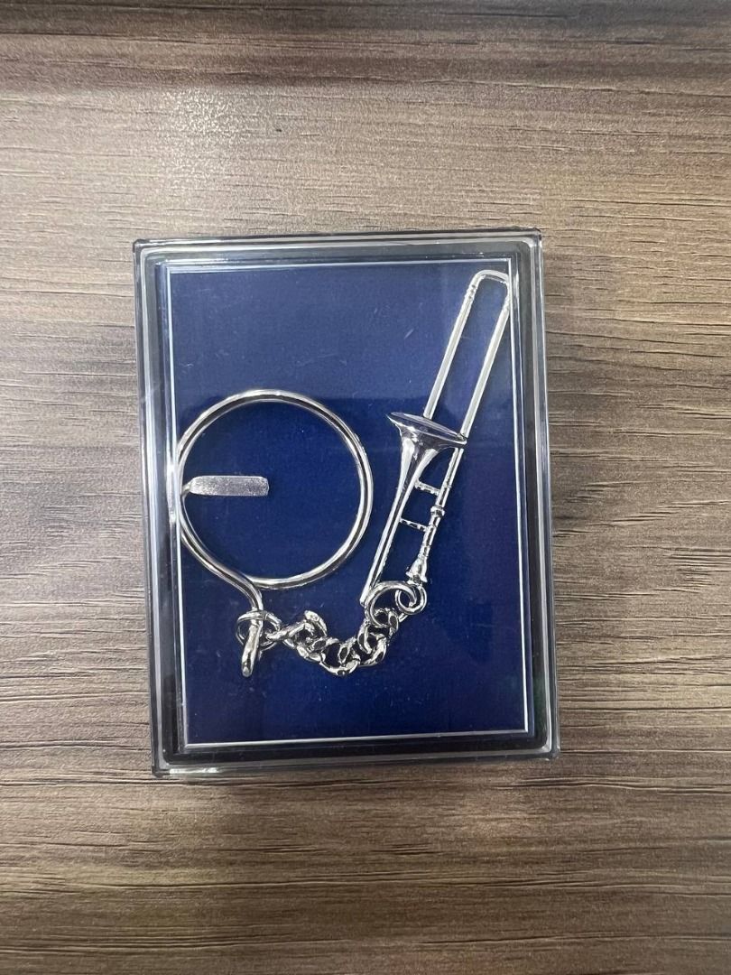 Trombone Keychain