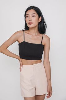 TTR Sandro Basic Crop Top (Black)