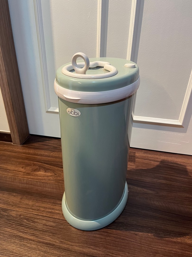 UBBI DIAPER PAIL SAGE COLOUR, Babies & Kids, Bathing & Changing