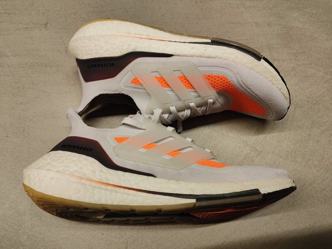 Ultraboost 21 Men's Gray/Orange, Men's Fashion, Footwear, Sneakers on  Carousell