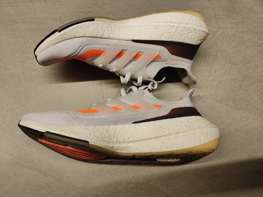 Ultraboost 21 Men's Gray/Orange, Men's Fashion, Footwear, Sneakers on  Carousell