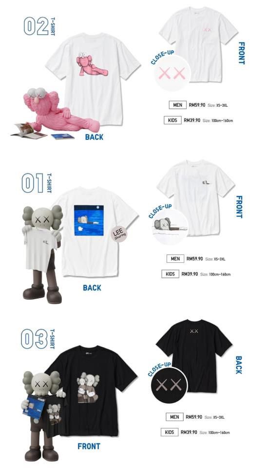 Uniqlo kaws best sale box set