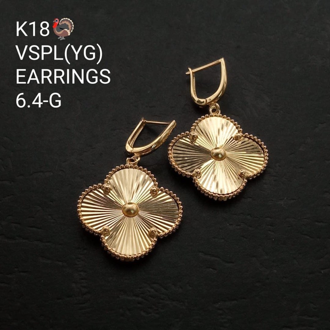 VCA Latch Back Earrings on Carousell
