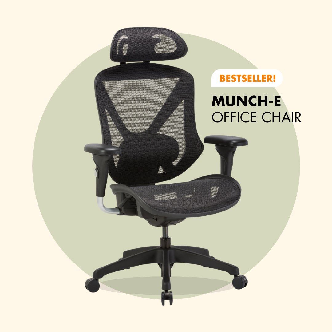 Vhive Munch E Office Chair Furniture Home Living Furniture