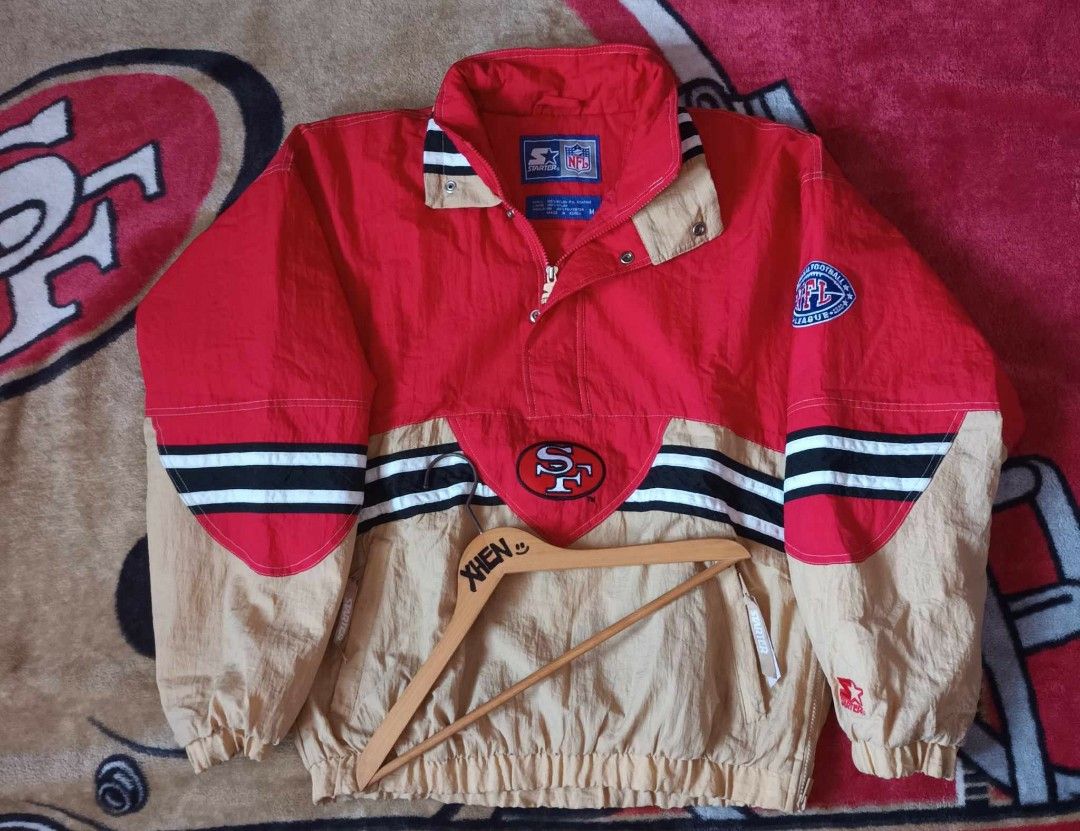 Vintage 90s Starter Jacket San Francisco 49ers Medium on Tag Best Fit Large  Dimes (L27 W24), Men's Fashion, Coats, Jackets and Outerwear on Carousell