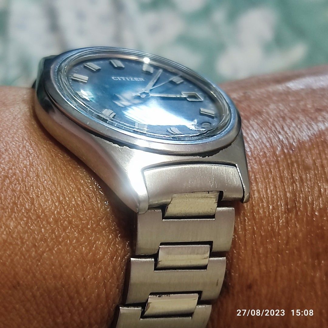 Vintage Citizen Mechanical (Category: Men's Watches) located in General Trias. Submitted by elcombo (Listing ID 1251352485, Image 3). Description: Authentic All original Manual winding 36mm All stainless steel Good working condition.