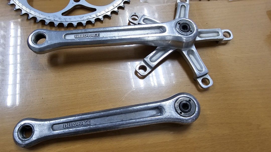 Vintage old school dura ace crankset Sports Equipment Bicycles