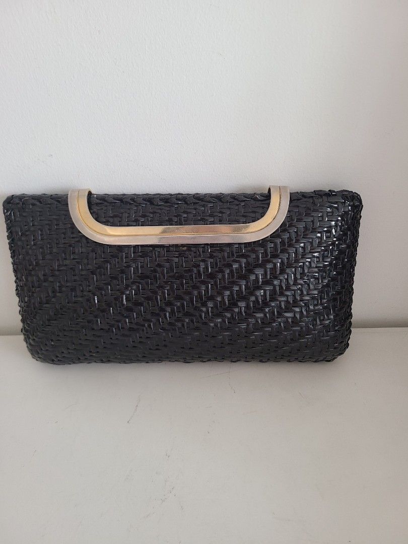 Black wicker clutch clearance